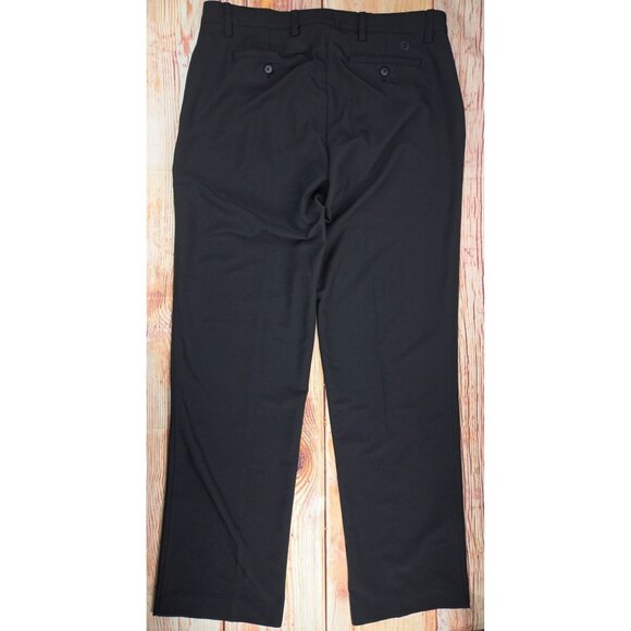 FootJoy FJ Mens Straight Golf Pants 36x34 Black Stretch - Picture 2 of 8